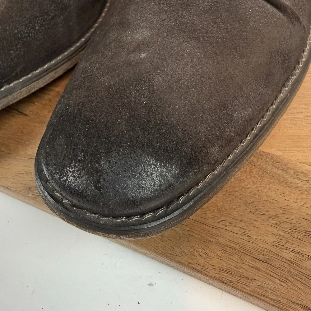 Mens Johnston & Murphy Italian Wax Suede Comfort Formal Chukka Boots‎ Size 11 M